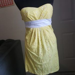 💚Sequin hearts Strapless pocket dress!!